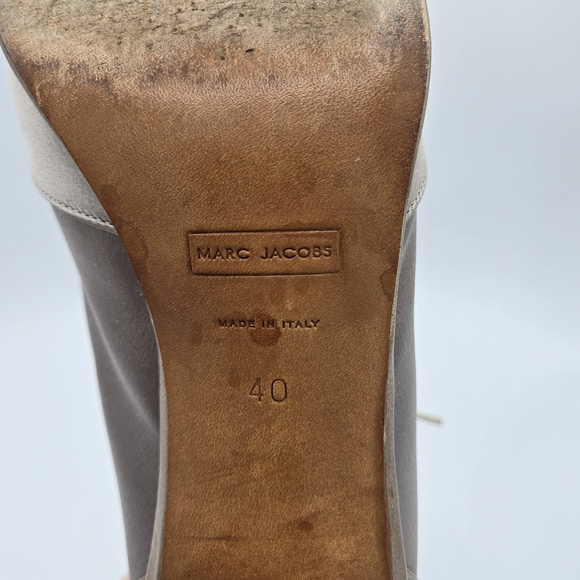 Marc Jacobs Lace-Up Satin Heeled Boots - Picture 9 of 13